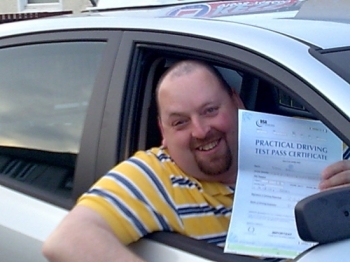Brilliant drive well done on passing first time....
